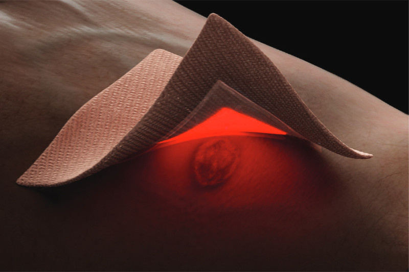 Wearable OLED for Biomedical Patches